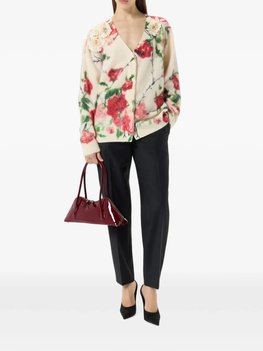 Cardigan Blumarine neutru din lana - Img 2