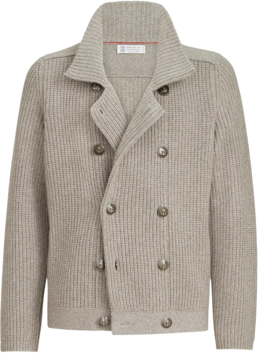 Cardigan Brunello Cucinelli multicolor din casmir - Img 8