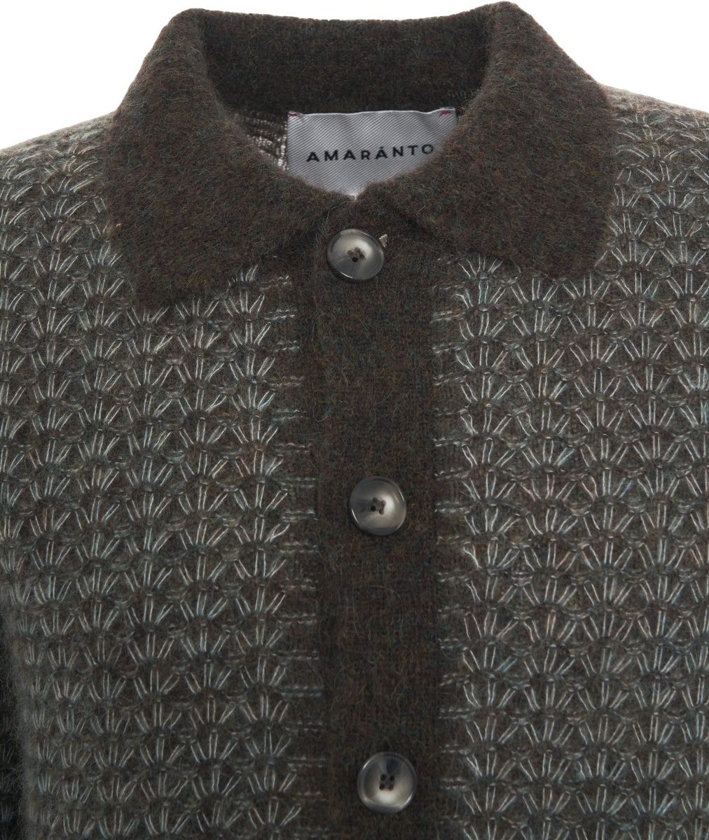 Cardigan Cardigan with polo collar - Img 4