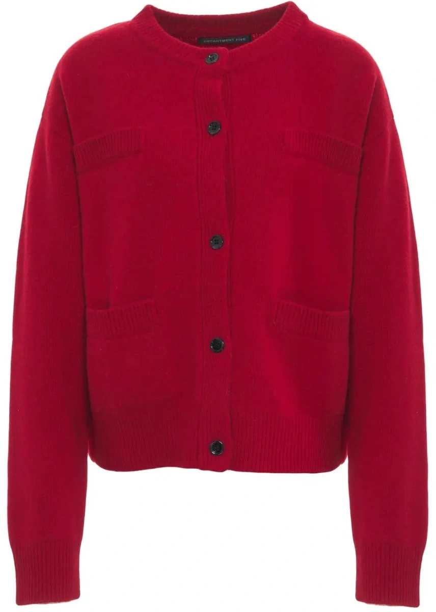 Cardigan Department Five rosu din lana - Img 2