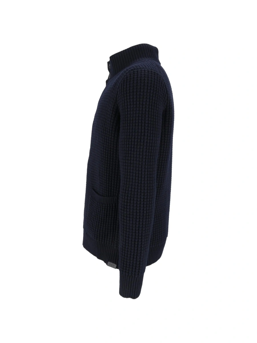 Cardigan Fay albastru din lana - Img 3