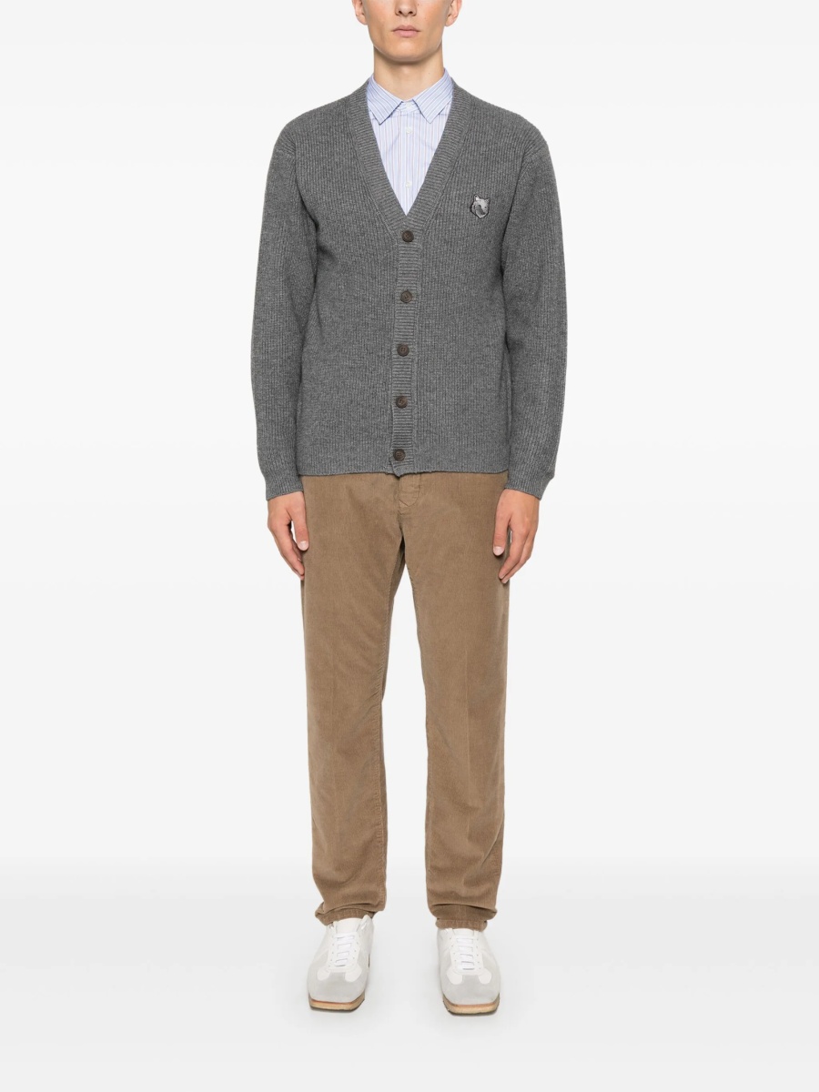 Cardigan MAISON KITSUNÉ gri - Img 2