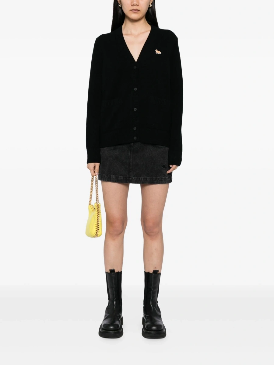 Cardigan MAISON KITSUNÉ negru - Img 2