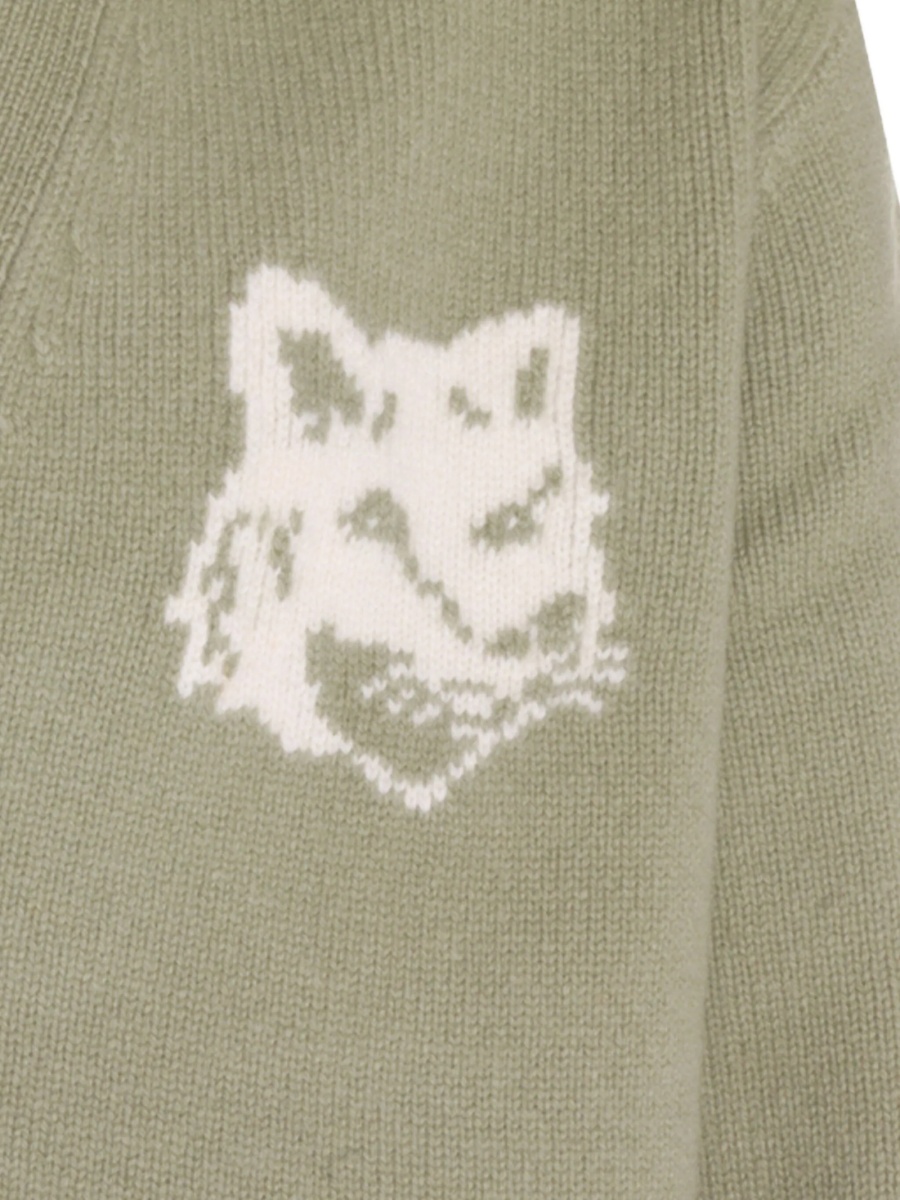Cardigan MAISON KITSUNÉ verde - Img 3