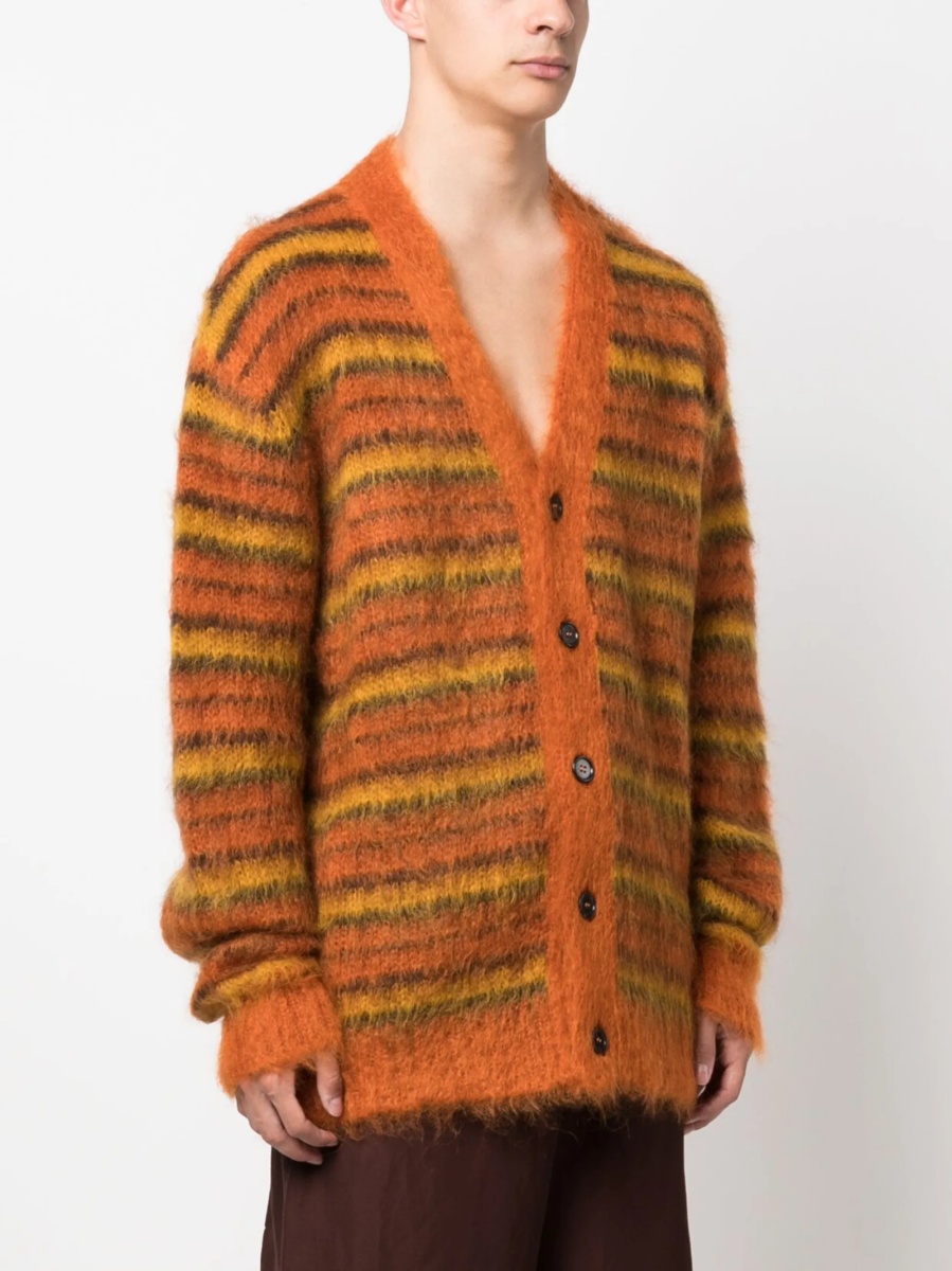 Cardigan Marni Mohair portocaliu - Img 3