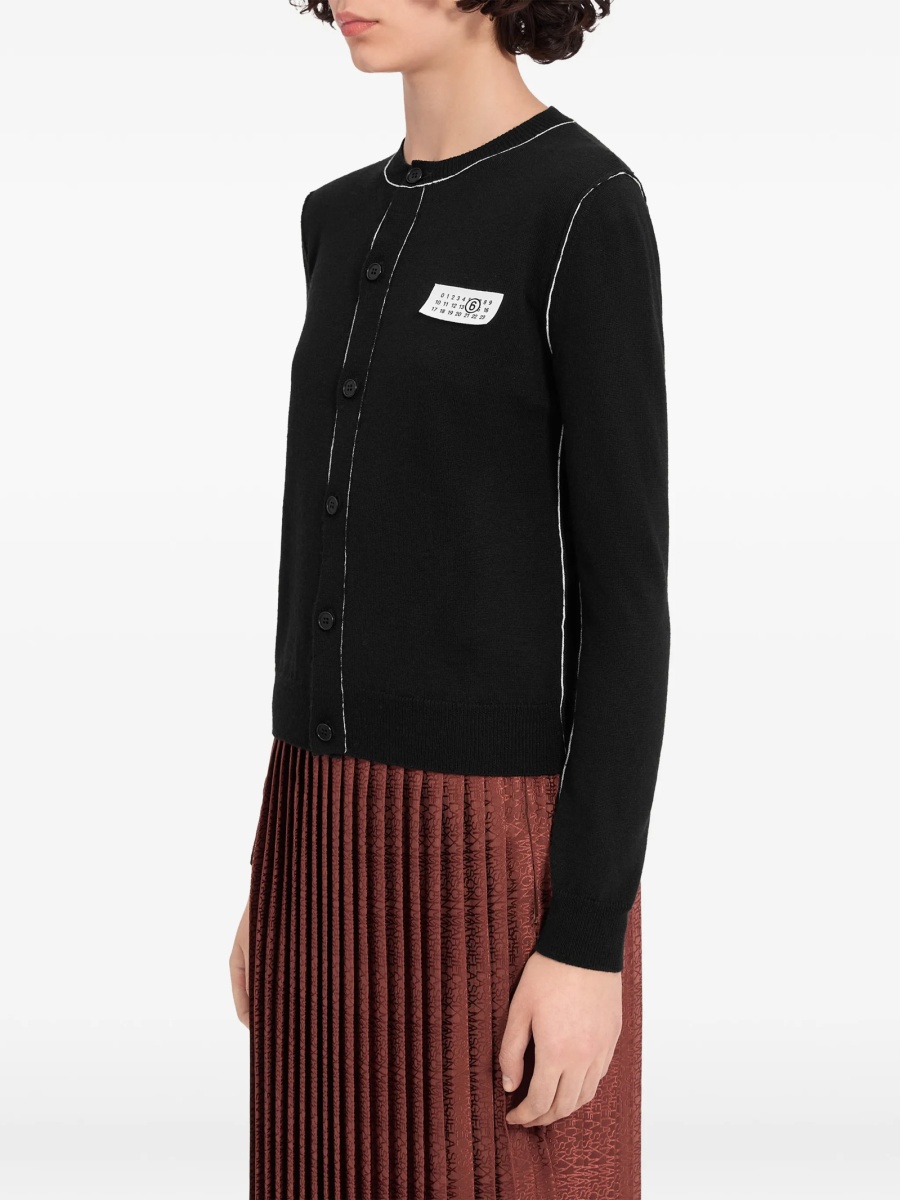 Cardigan MM6 Maison Margiela negru - Img 5