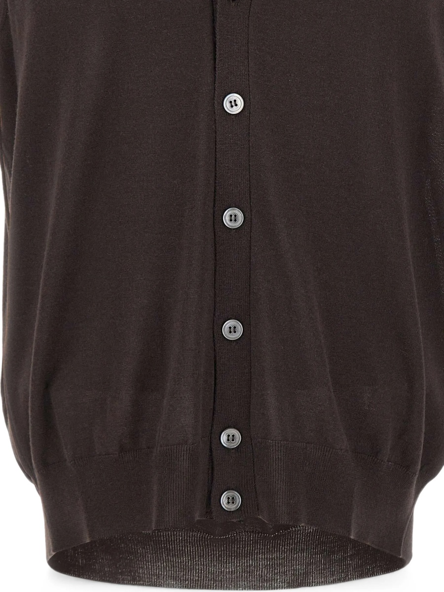 Cardigan PHI BY FILIPPO DE LAURENTIIS maro - Img 5