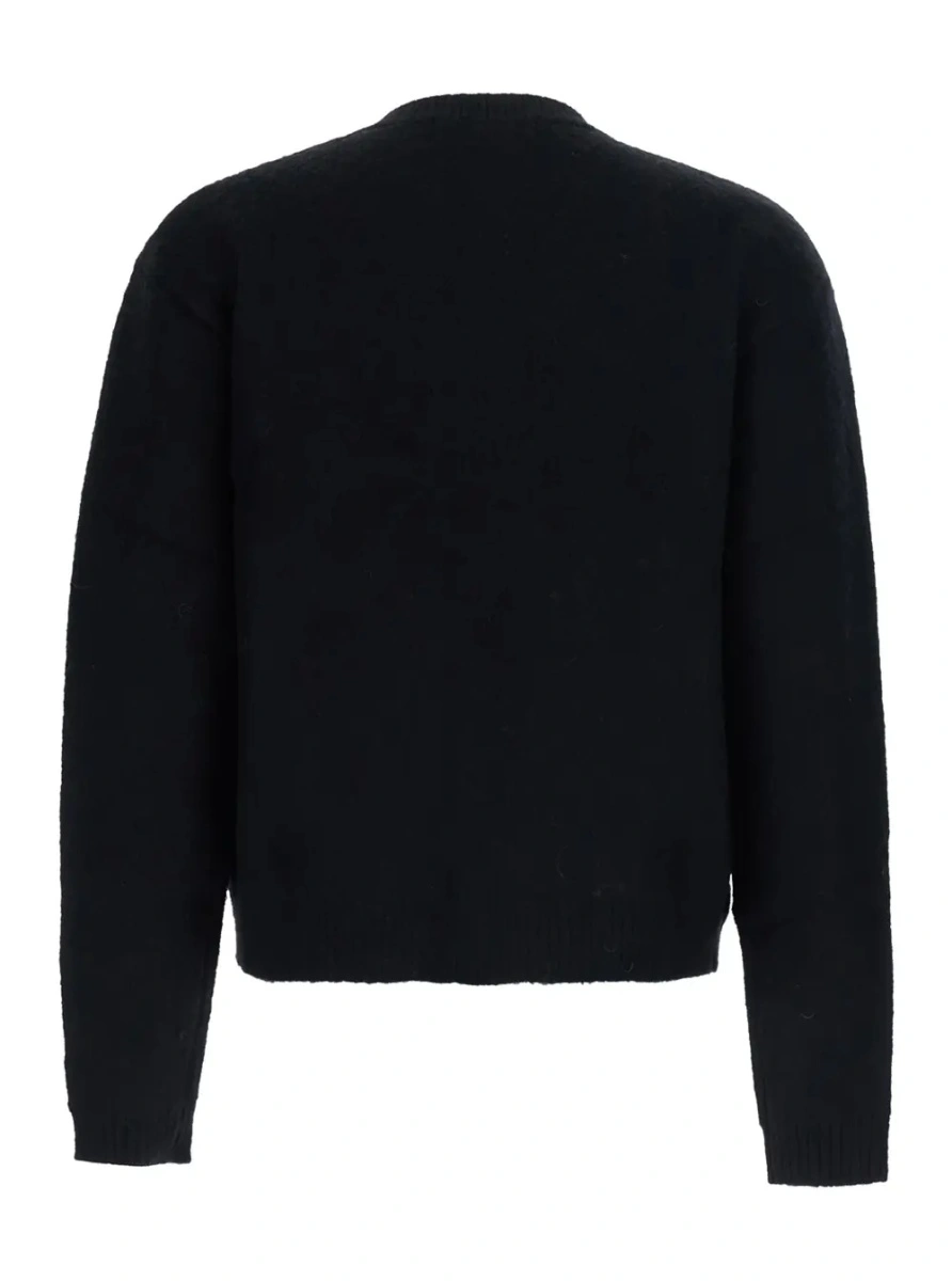 Cardigan Tonywack negru din acril si nylon - Img 2