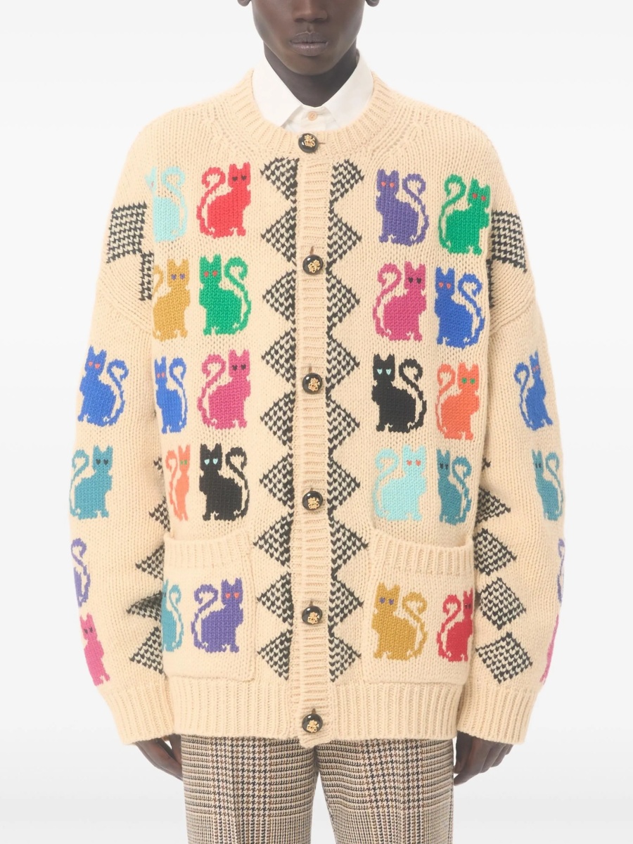 Cardigan Valentino Garavani neutru - Img 3
