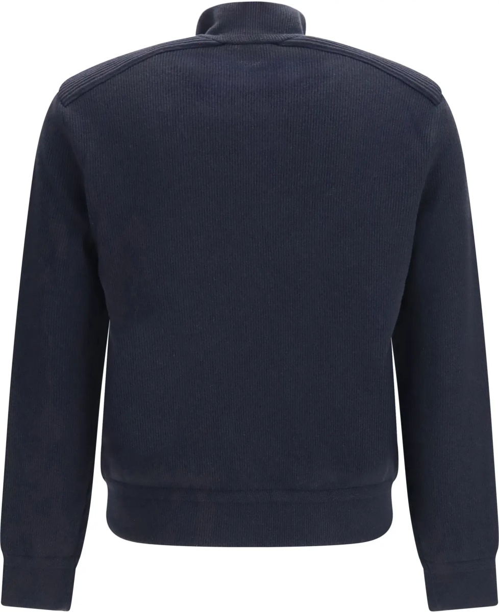 Cardigan Zip-up padded Cardigan in wool and cashmere blend - Img 2