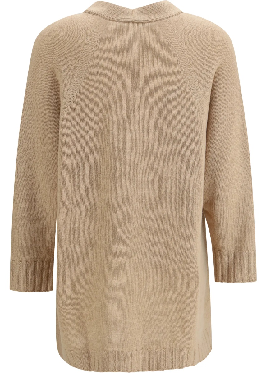 Cardigane Cardigan in fine knit with a V-neckline - Img 2