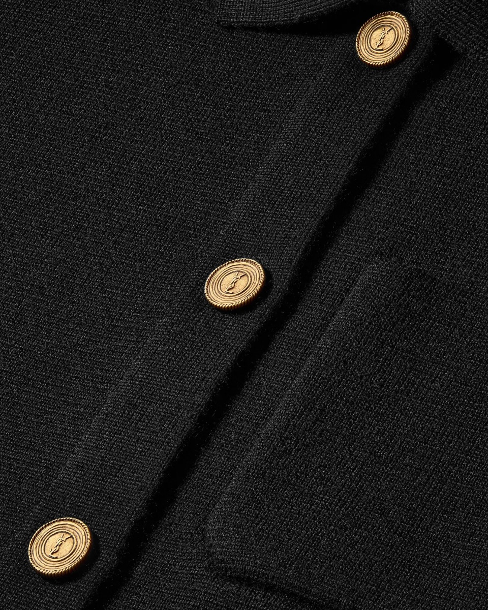 Cardigane Polo Cardigan In Wool - Img 4