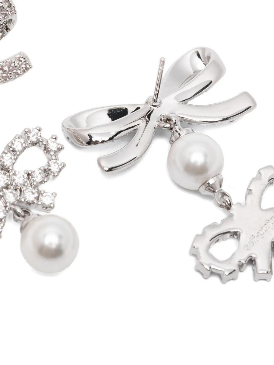 Cercei Earrings with bows and pearls - Img 3