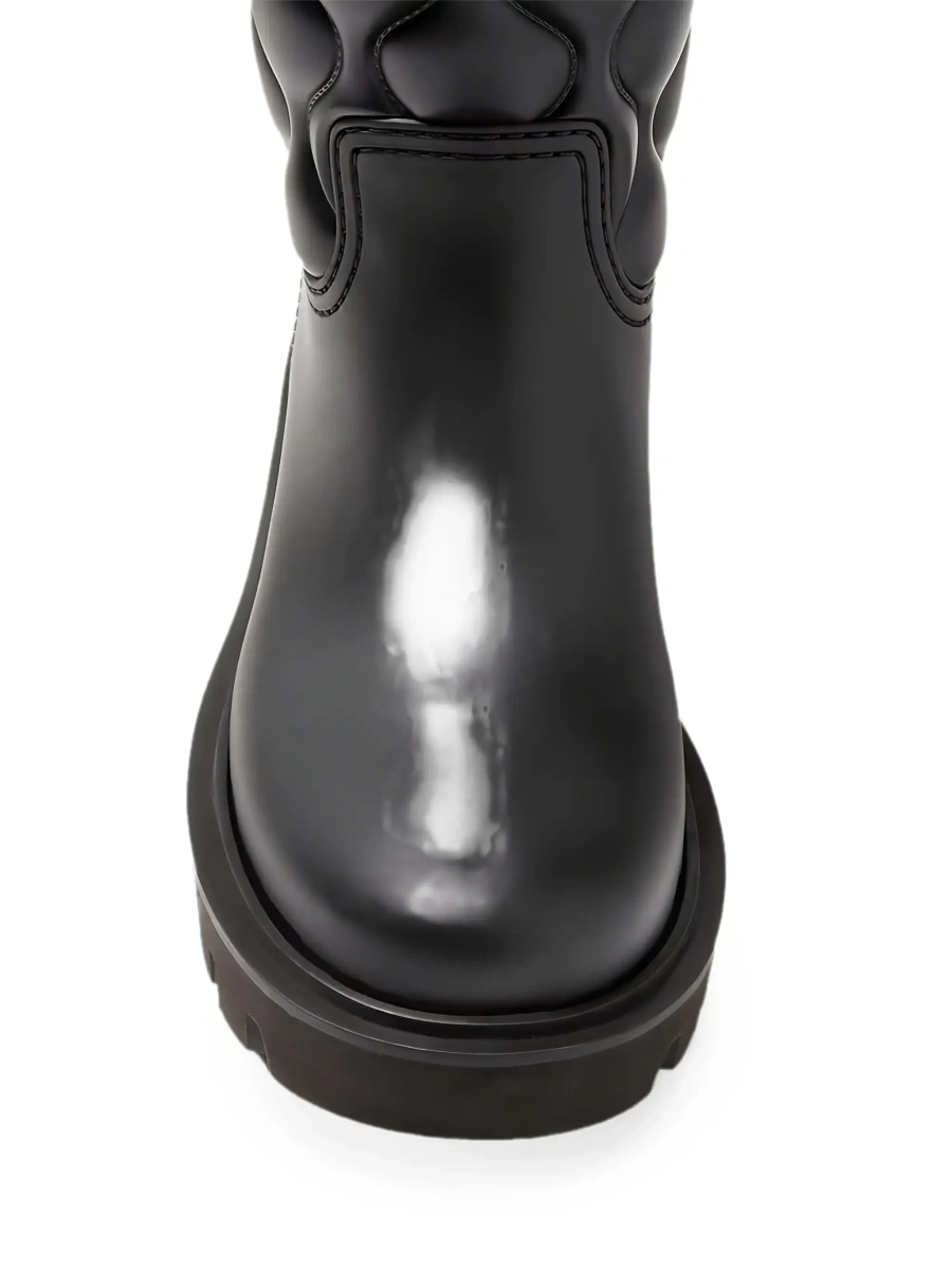 Cizme Moncler negre din plastic - Img 8