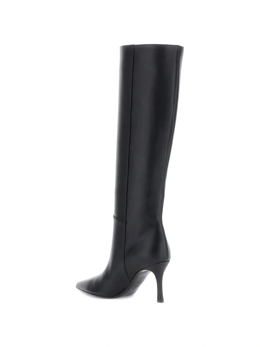 Cizme POLLINI negre din piele - Img 7