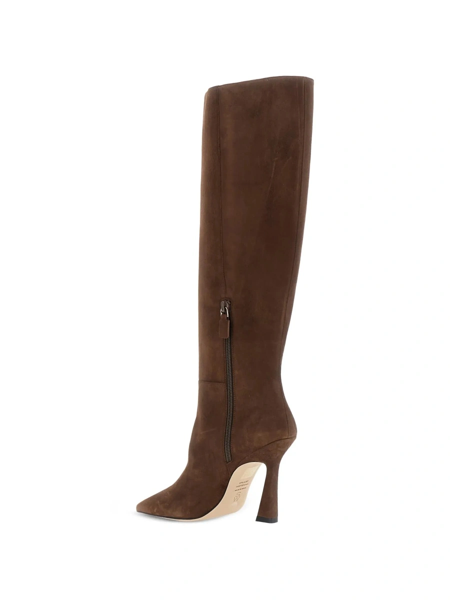 Cizme Stuart Weitzman maro din piele - Img 7