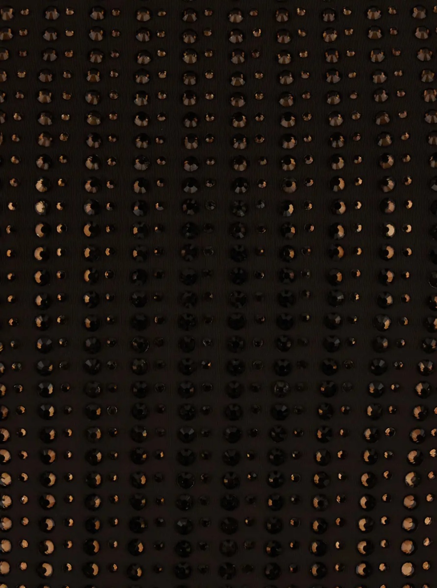 Costum de baie Brown Swimsuit with racerback and all-over sequins in Tech Fabric for women - Img 3