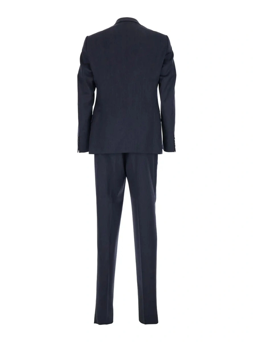 Costum Emporio Armani albastru din lana - Img 2