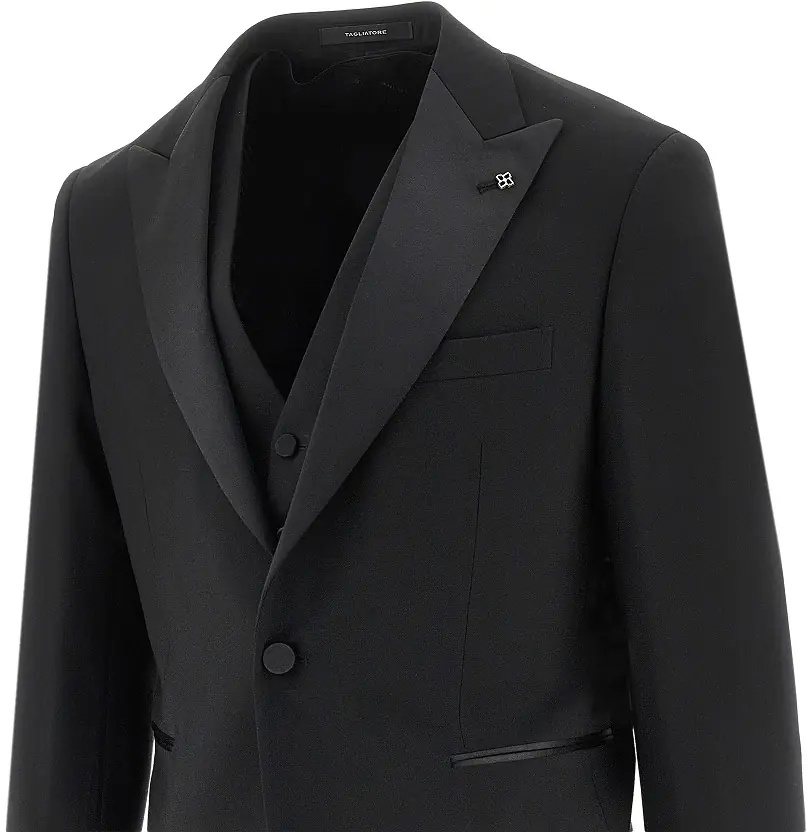 Costum Super 120's wool tuxedo suit - Img 2