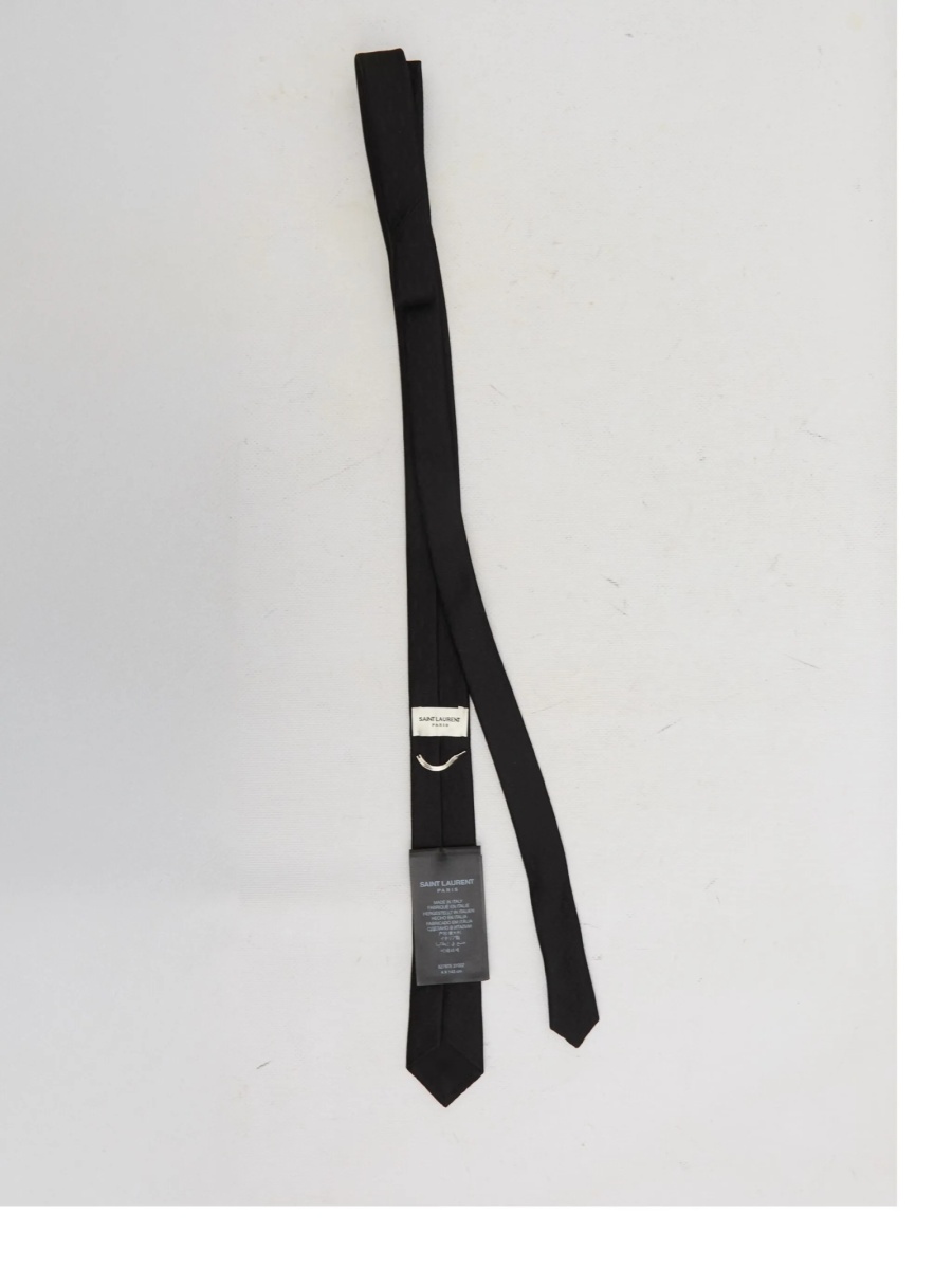 Cravata Saint Laurent neagra - Img 2