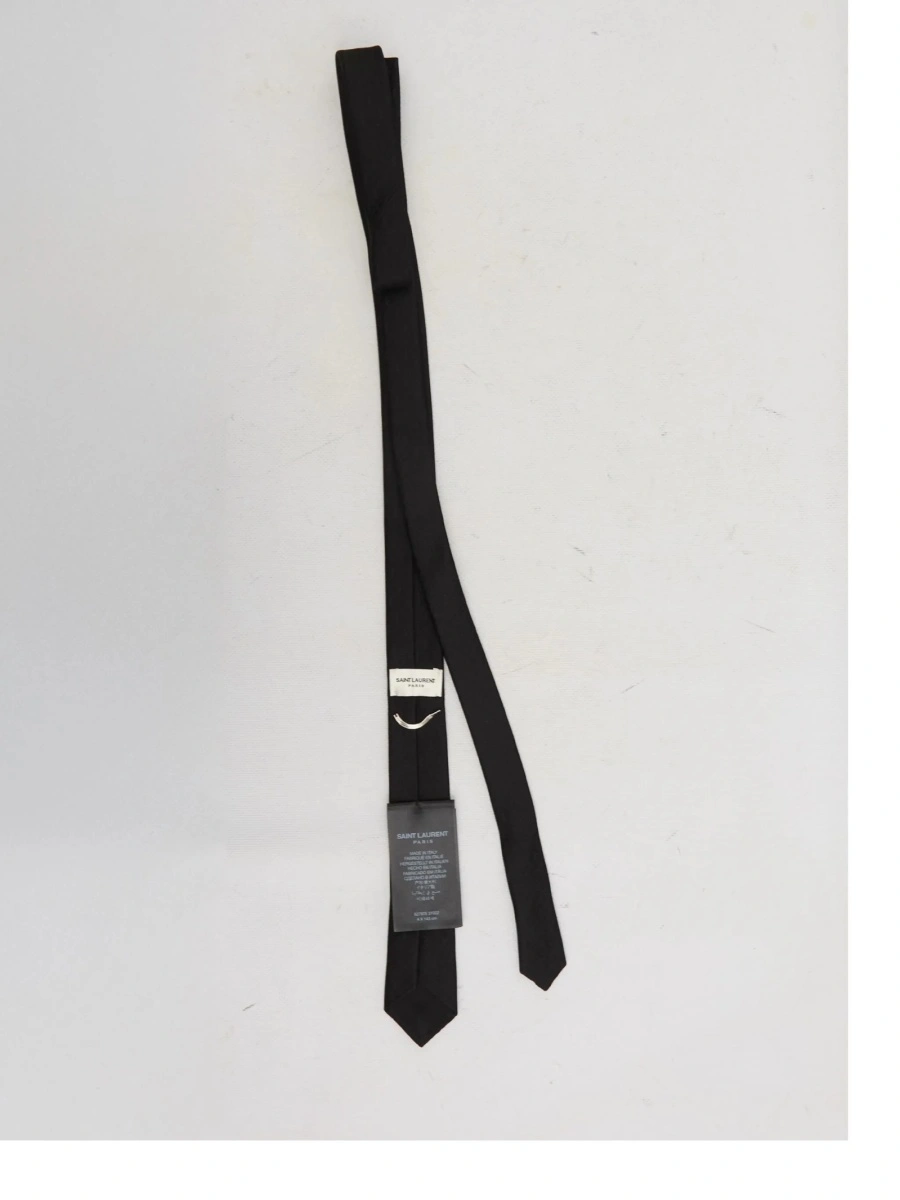 Cravata Saint Laurent neagra - Img 2