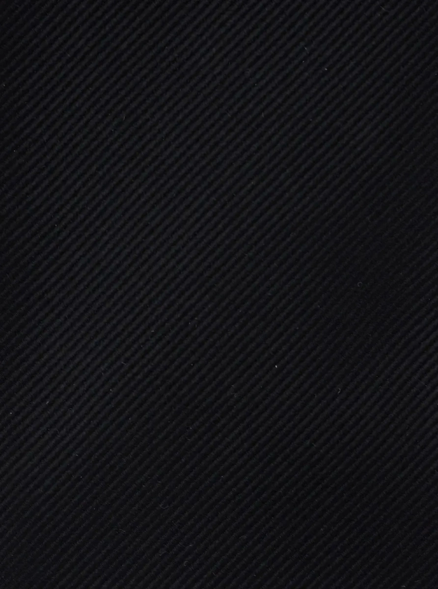 Cravate Black Tie with back knot closure in silk for men - Img 3