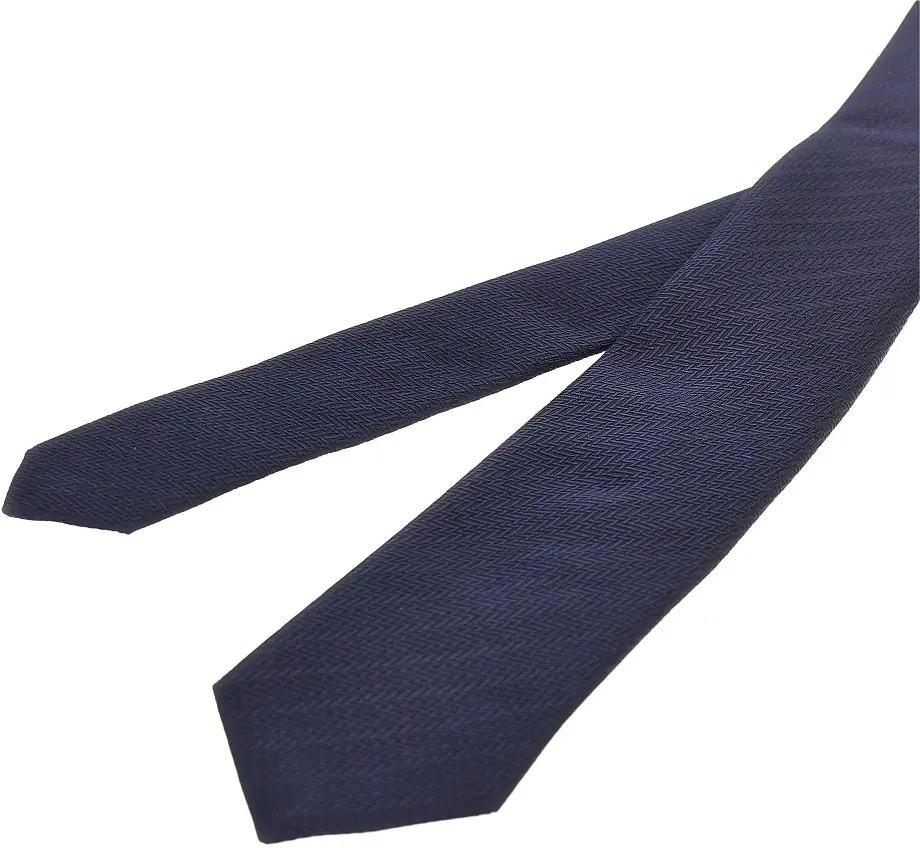 Cravate Silk necktie with jacquard motif - Img 3