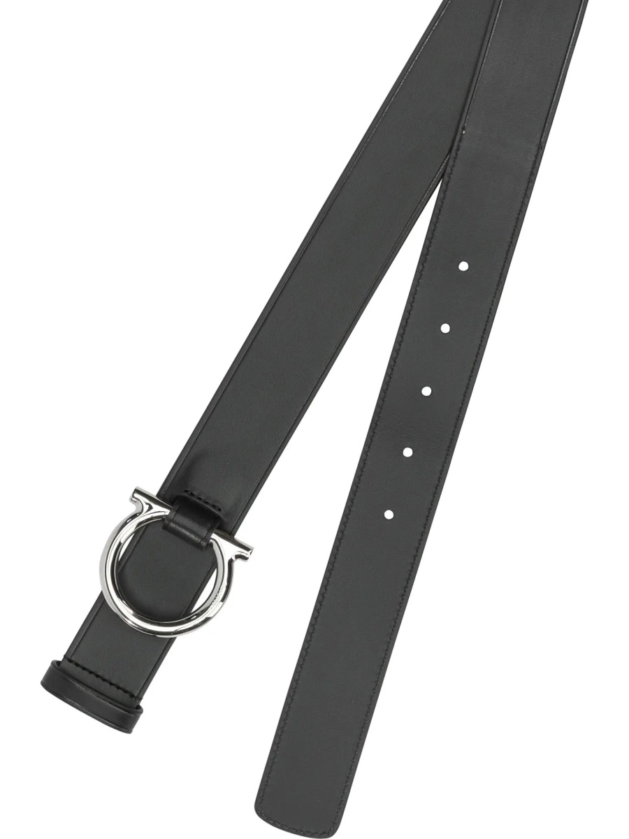 Curea "Gancini" Leather belt - Img 2