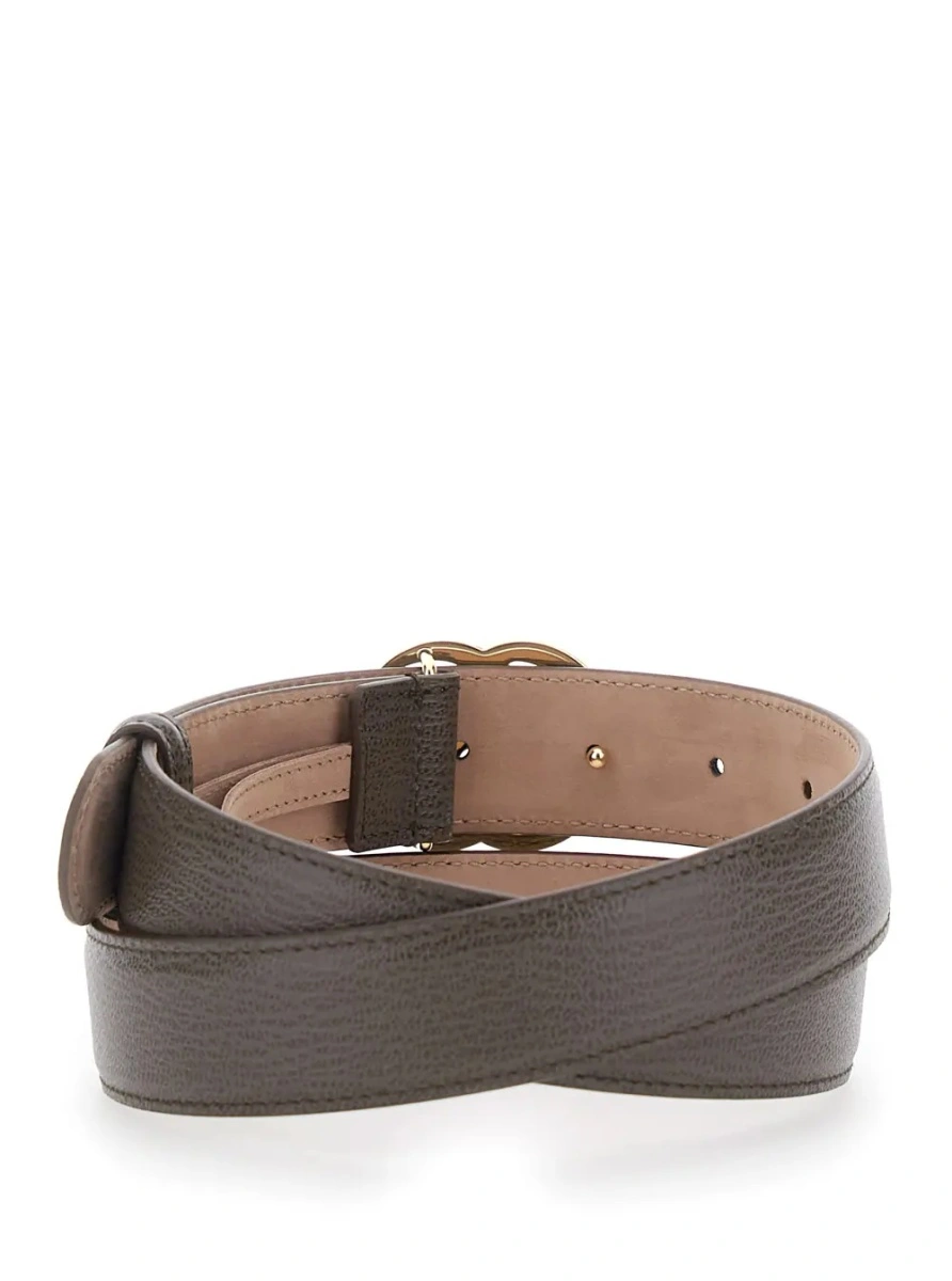 Curea Gucci maro din piele - Img 2