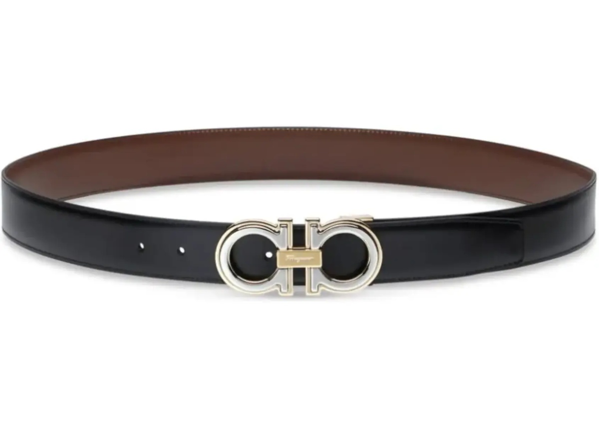Curea Reversible and adjustable Gancini Belt - Img 3