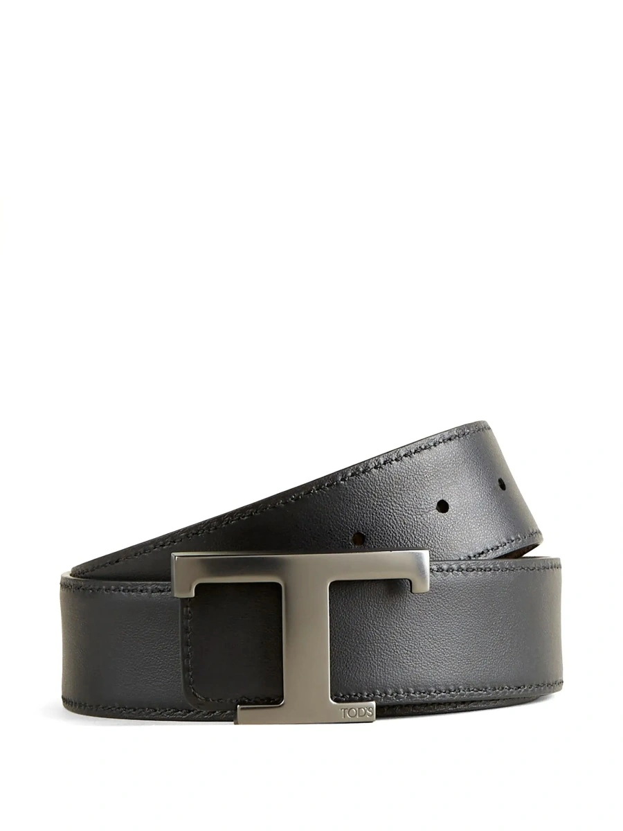 Curea TOD'S maro din piele intoarsa - Img 5