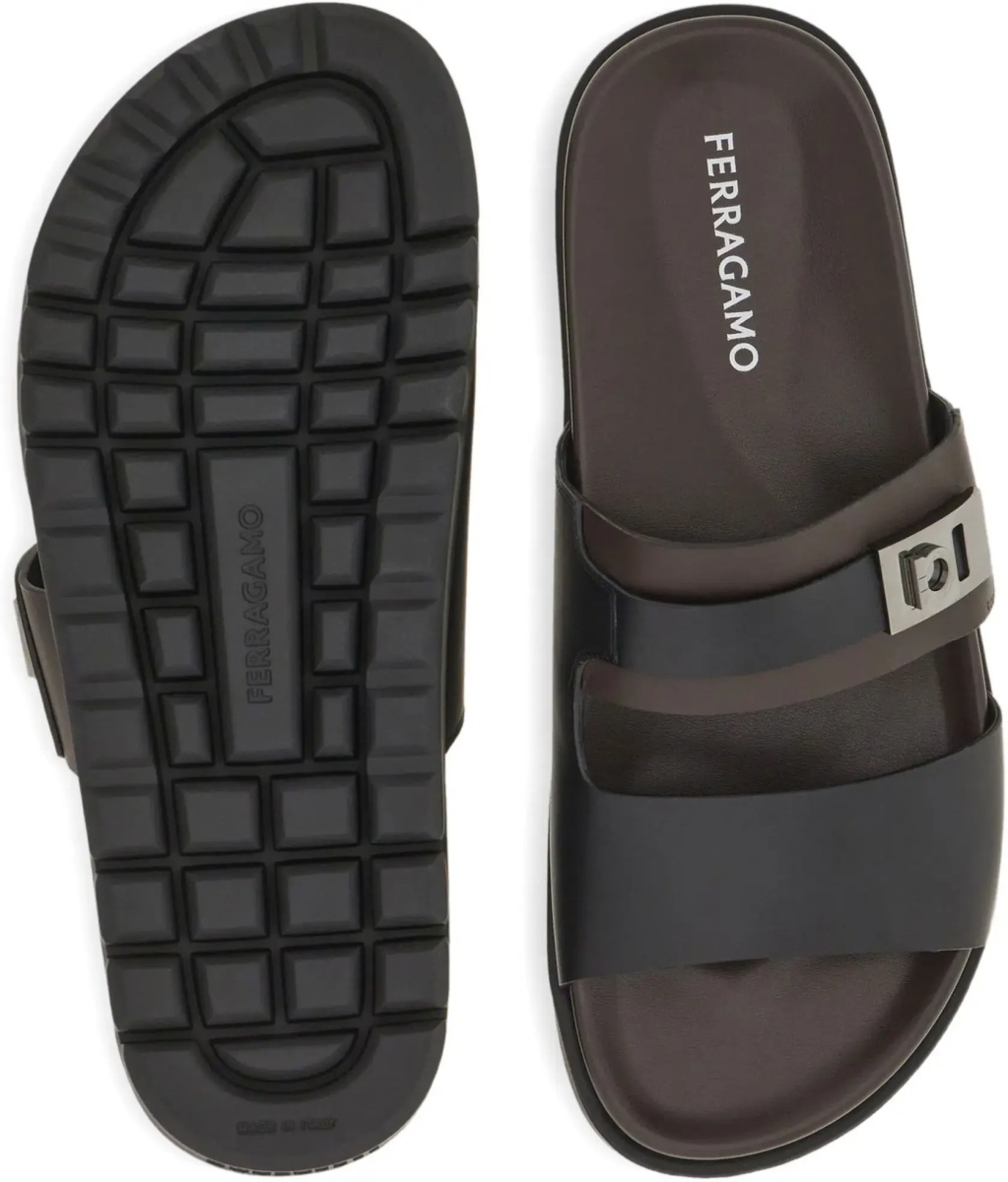 Double-strap leather Sandals - Img 5