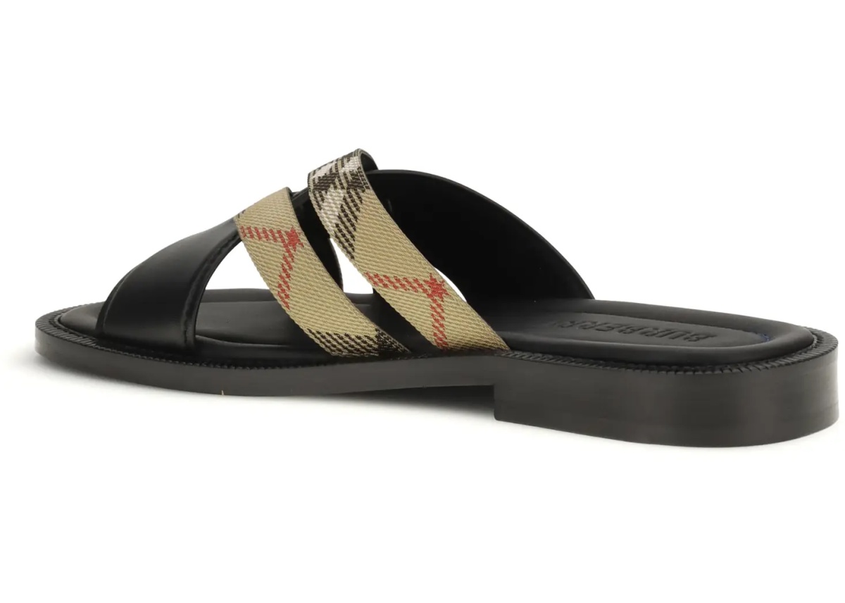 Drift leather and Check Sandals - Img 3