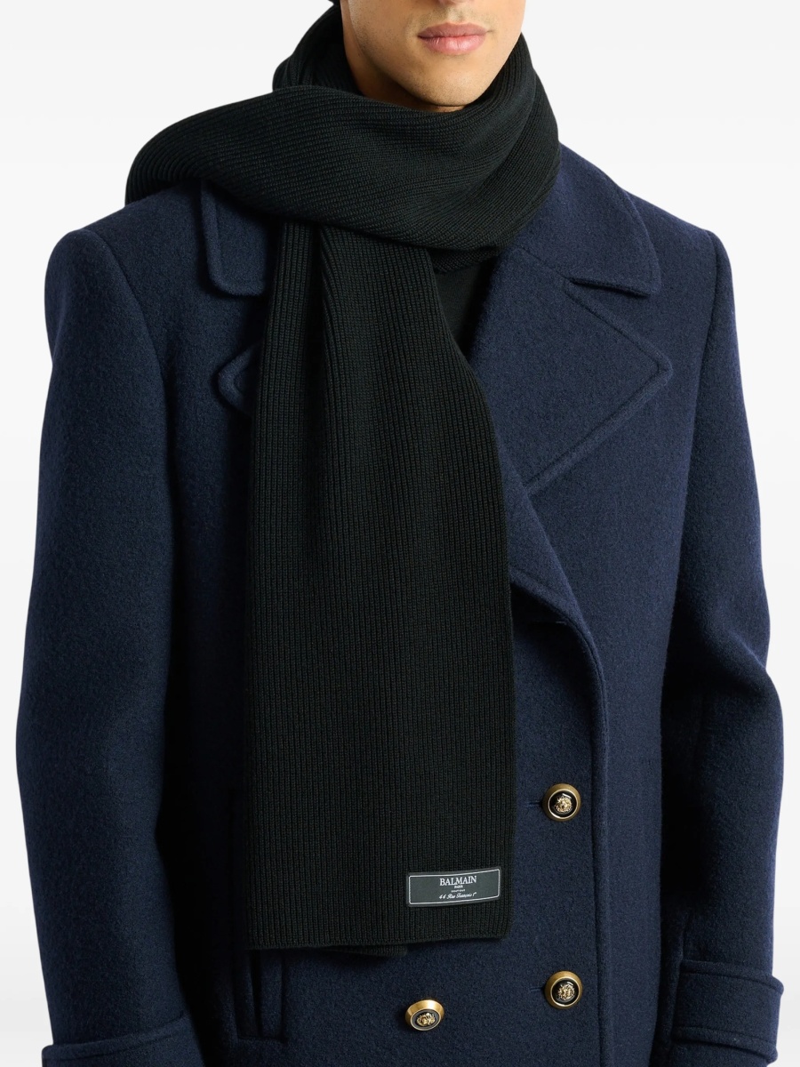 Esarfa Balmain neagra - Img 4