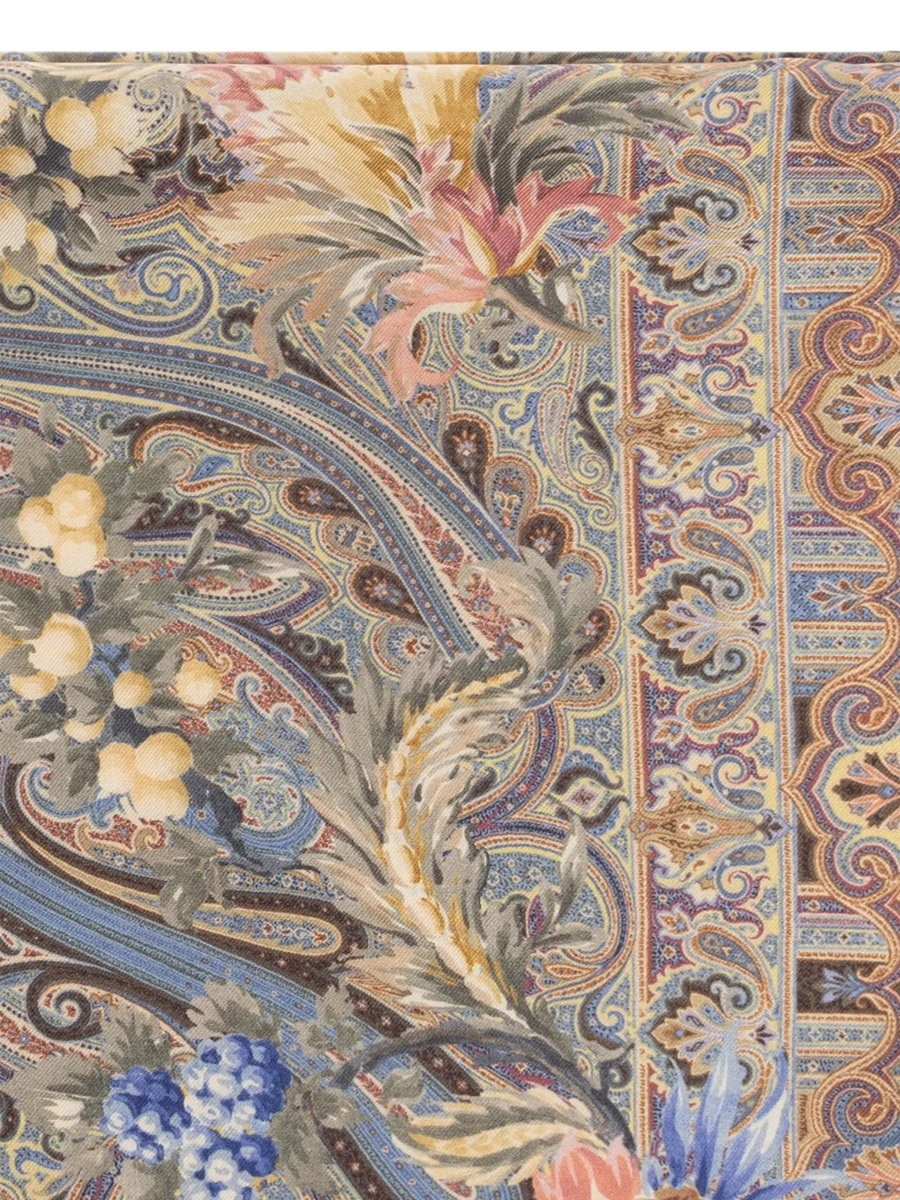 Esarfa ETRO multicolor din matase - Img 4