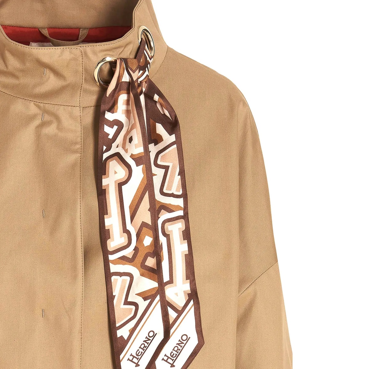 Esarfa Herno Scarf Detailed Trench Coat - Img 3