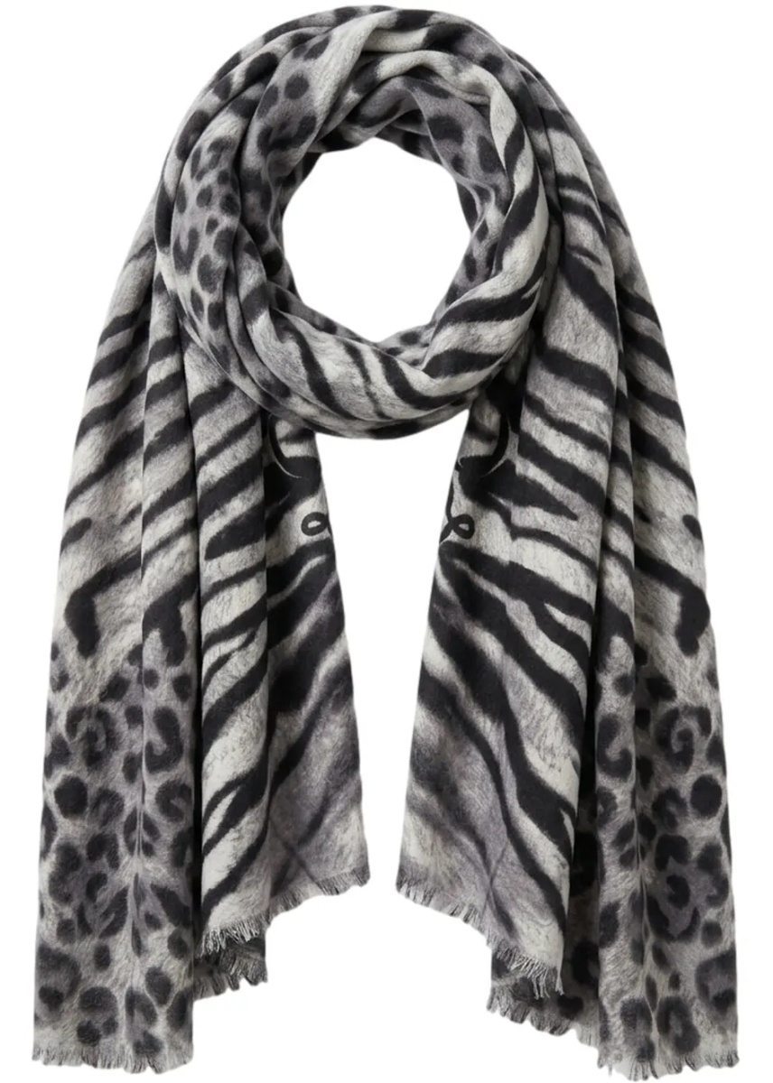 Esarfa Scarf with animal print - Img 2
