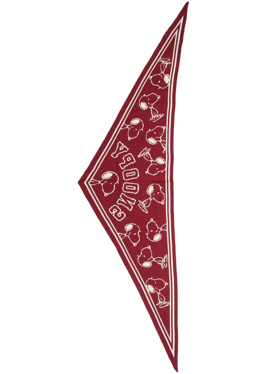 Esarfa Triangle scarf with print - Img 4