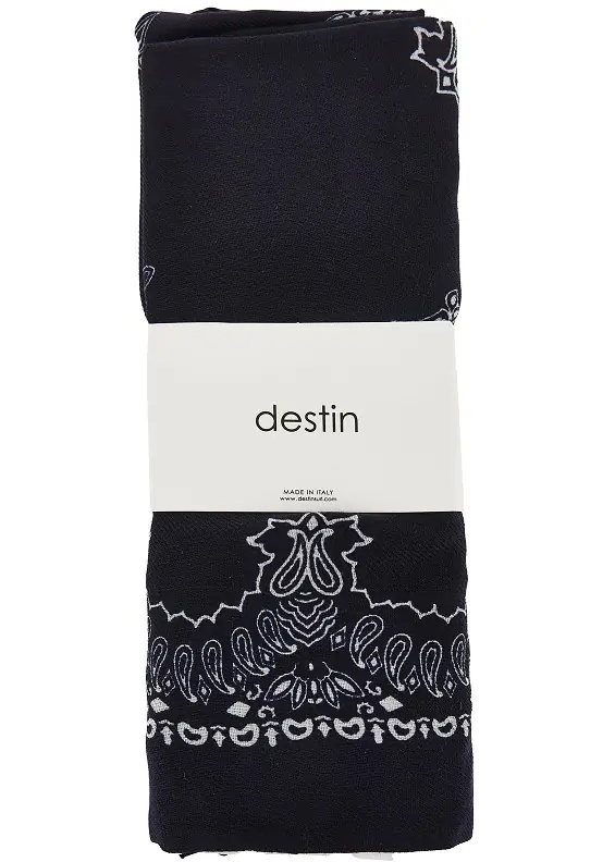 Esarfa Wool scarf with Bandanda motif - Img 2
