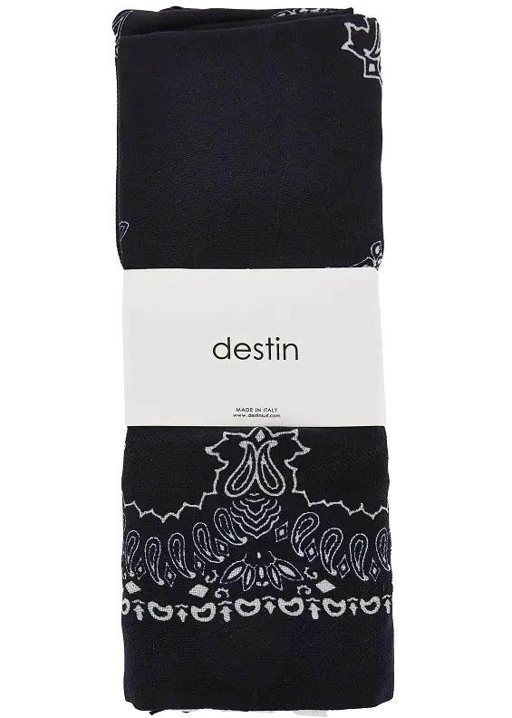 Esarfa Wool scarf with Bandanda motif - Img 2