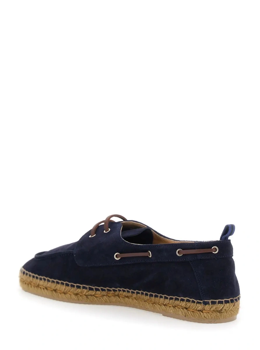 Espadrile CASTAÑER albastre din piele - Img 2