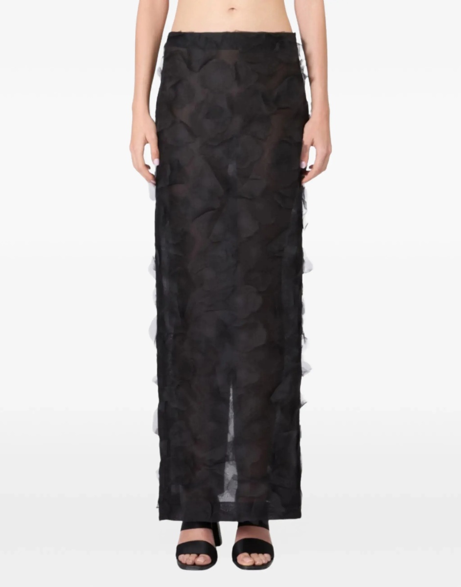 Fusta Adepto long silk Skirt - Img 4