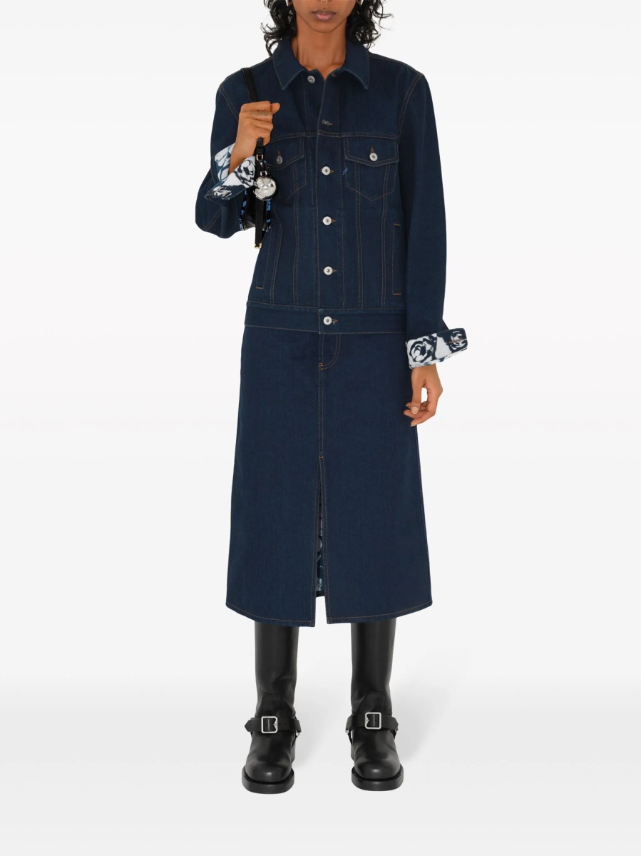 Fusta Burberry albastra - Img 2