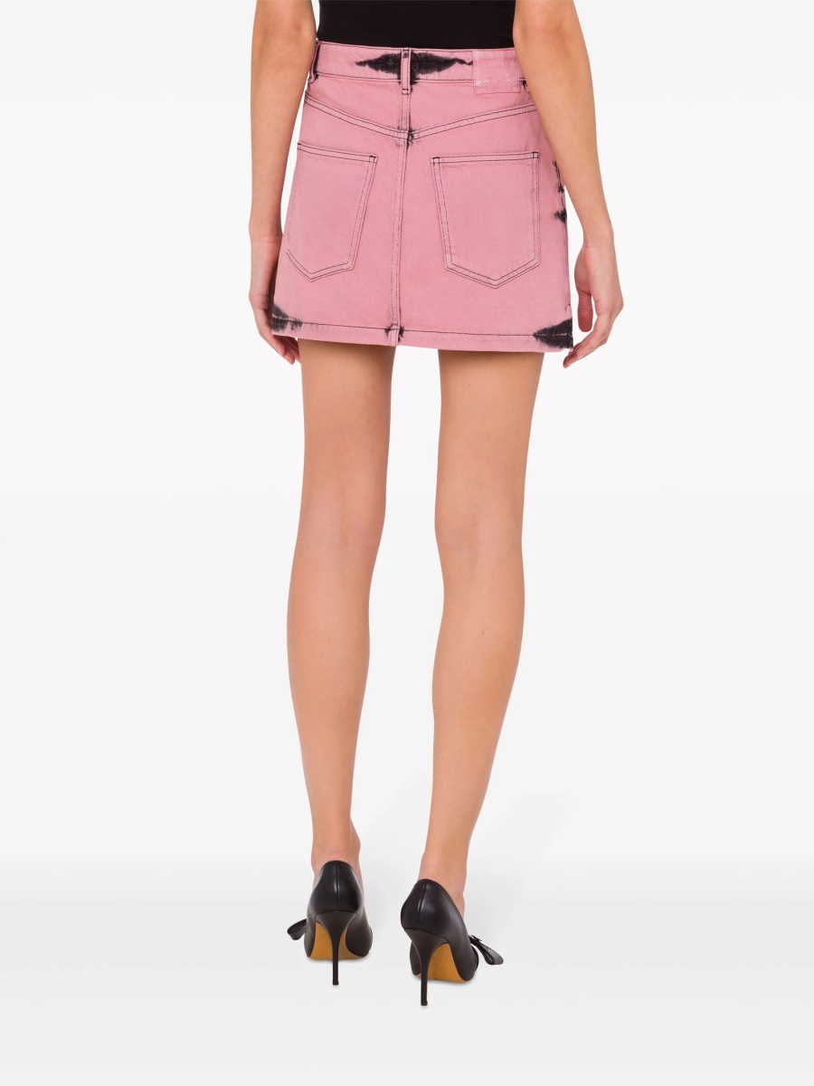 Fusta de blugi MOSCHINO JEANS roz - Img 3