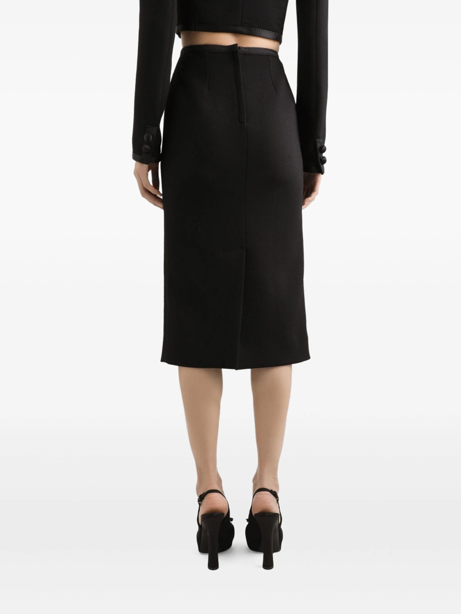 Fusta drepte Dolce &amp; Gabbana neagra - Img 5