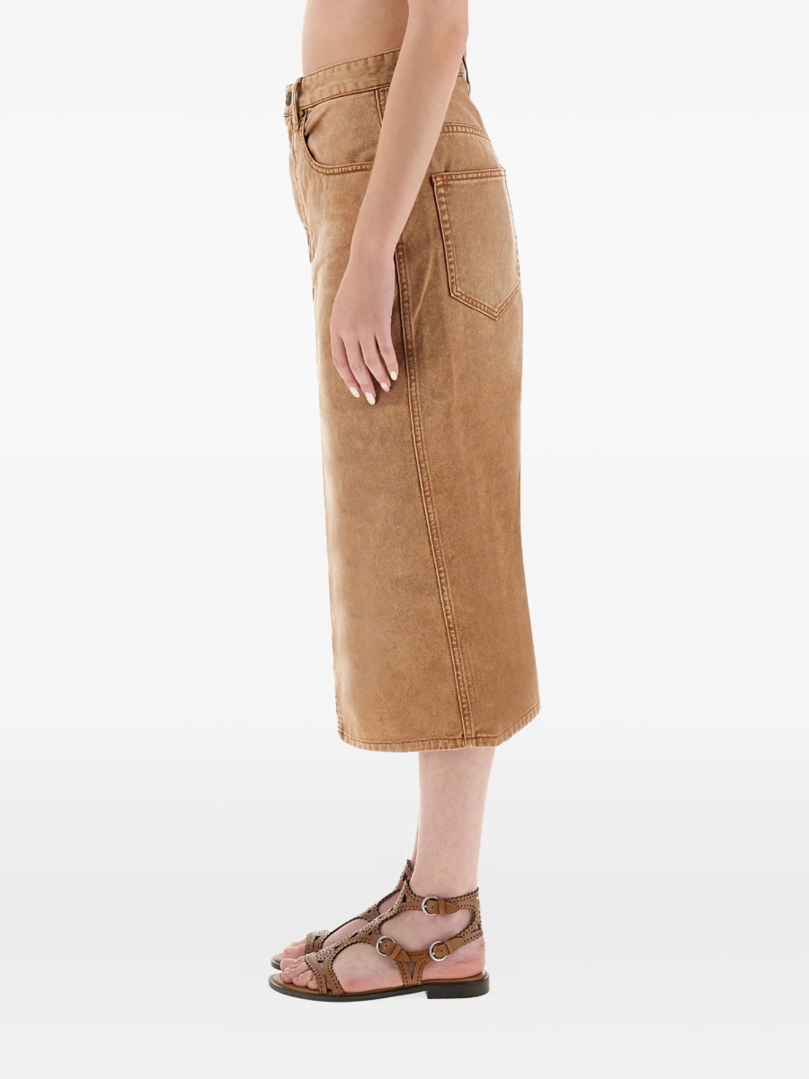 Fusta drepte Isabel Marant maro - Img 3