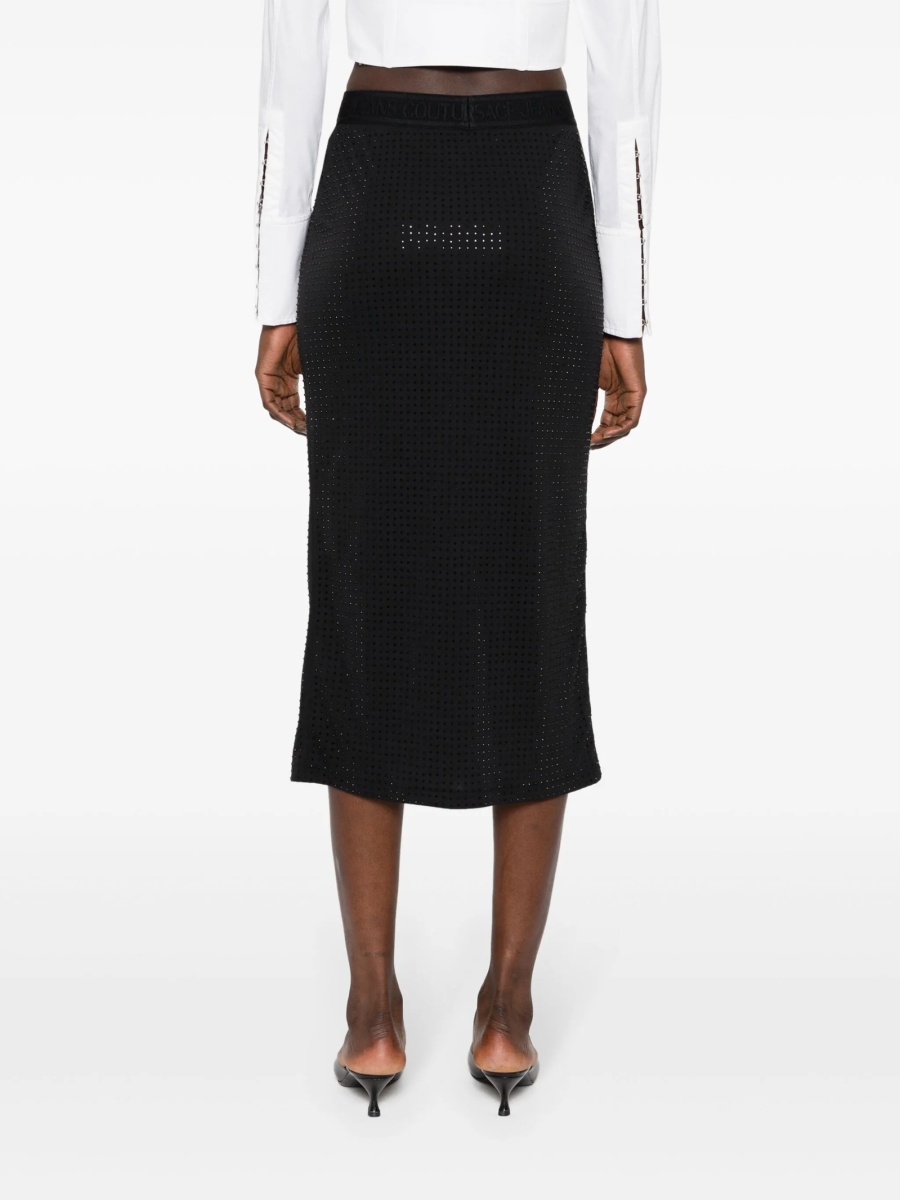 Fusta drepte Versace Jeans Couture neagra - Img 4