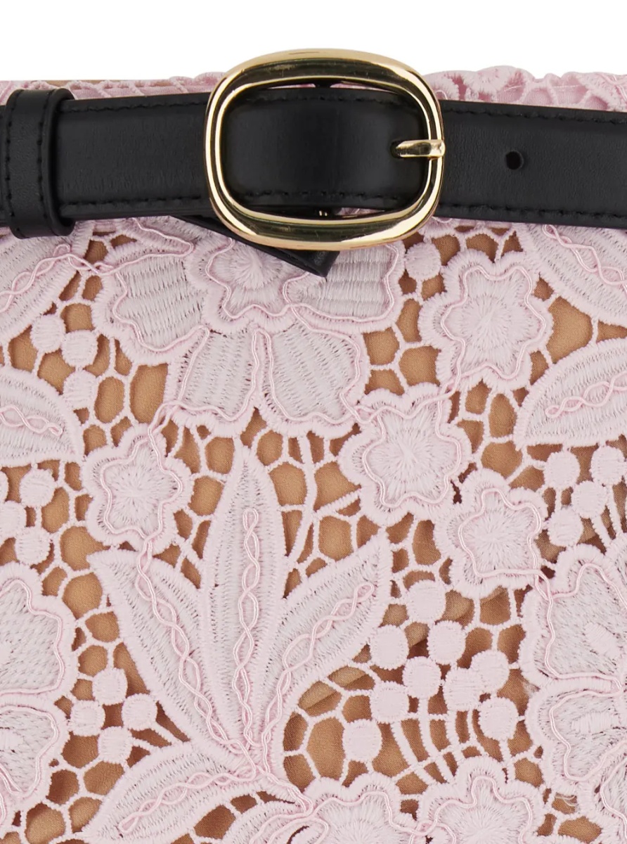 Fusta Dress 'Pink Lace' with Pink Lace Details in Fabric - Img 3