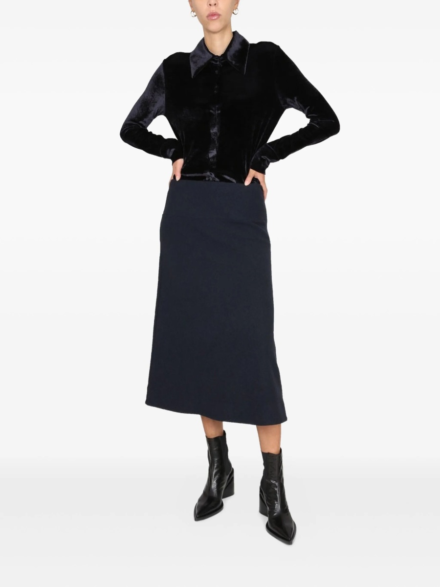 Fusta Jil Sander albastra - Img 2