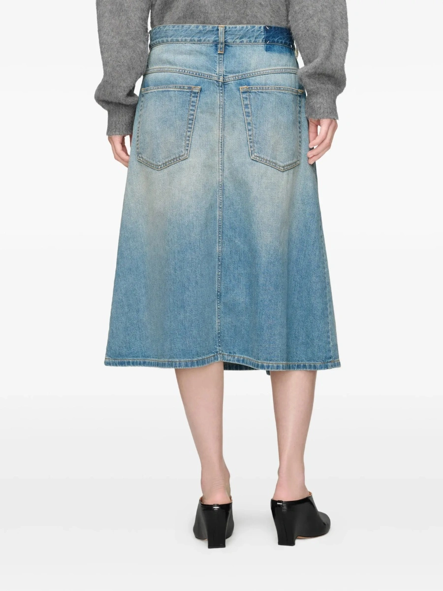 Fusta Maison Margiela albastra din denim - Img 7